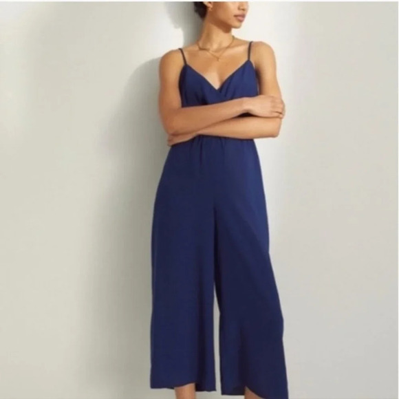 WILFRED Melodie Jumpsuit Blue XS Aritzia - Picture 3 of 11